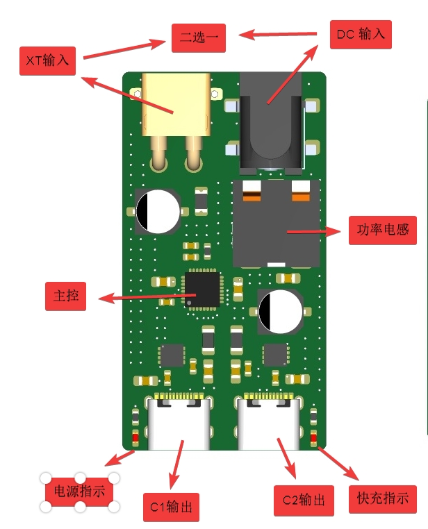 车载双C口快充模组硬件项目图2