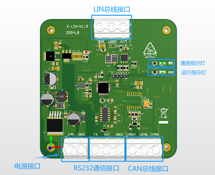 LIN总线监控模块硬件项目图1