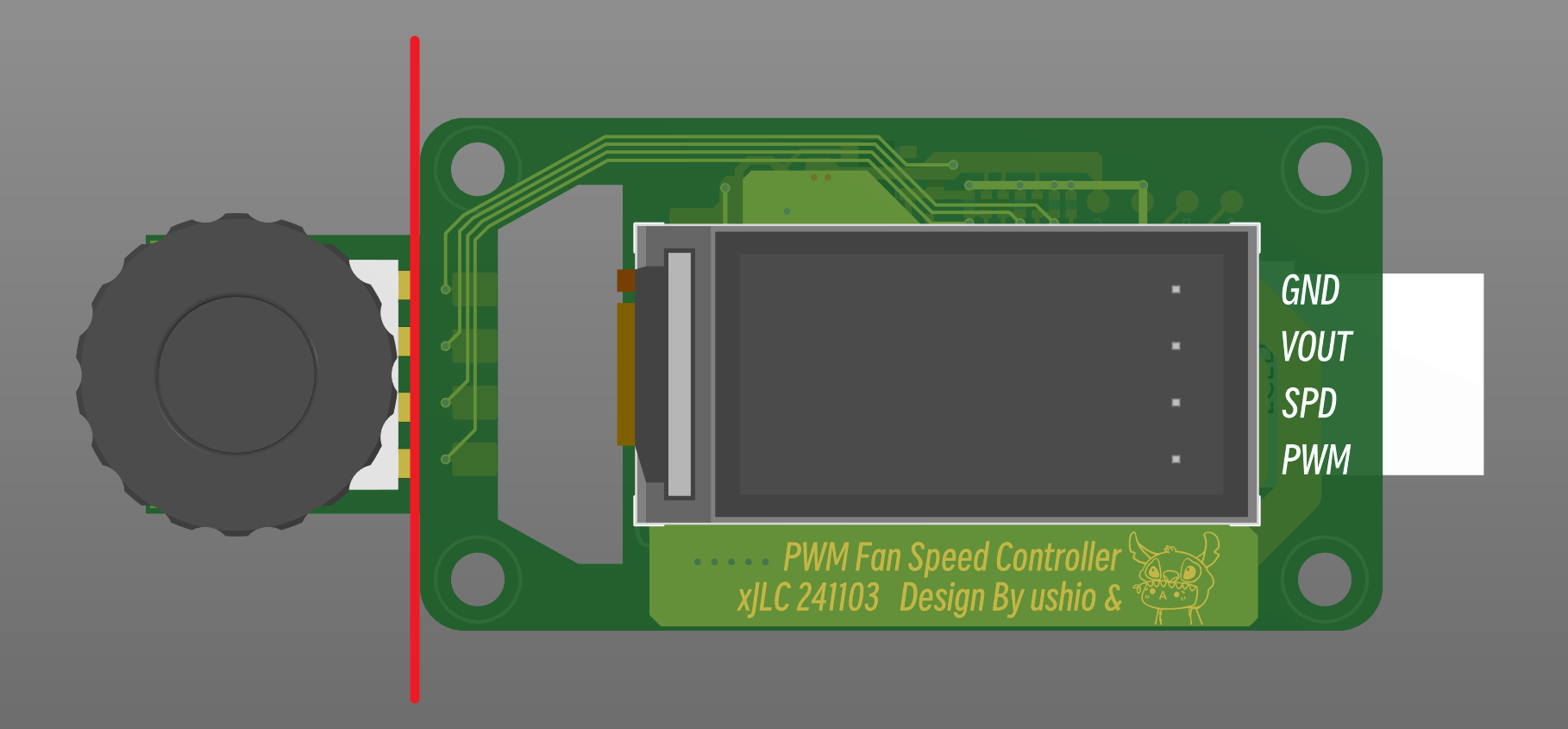 100Hz PWM风扇调速控制器硬件项目图5