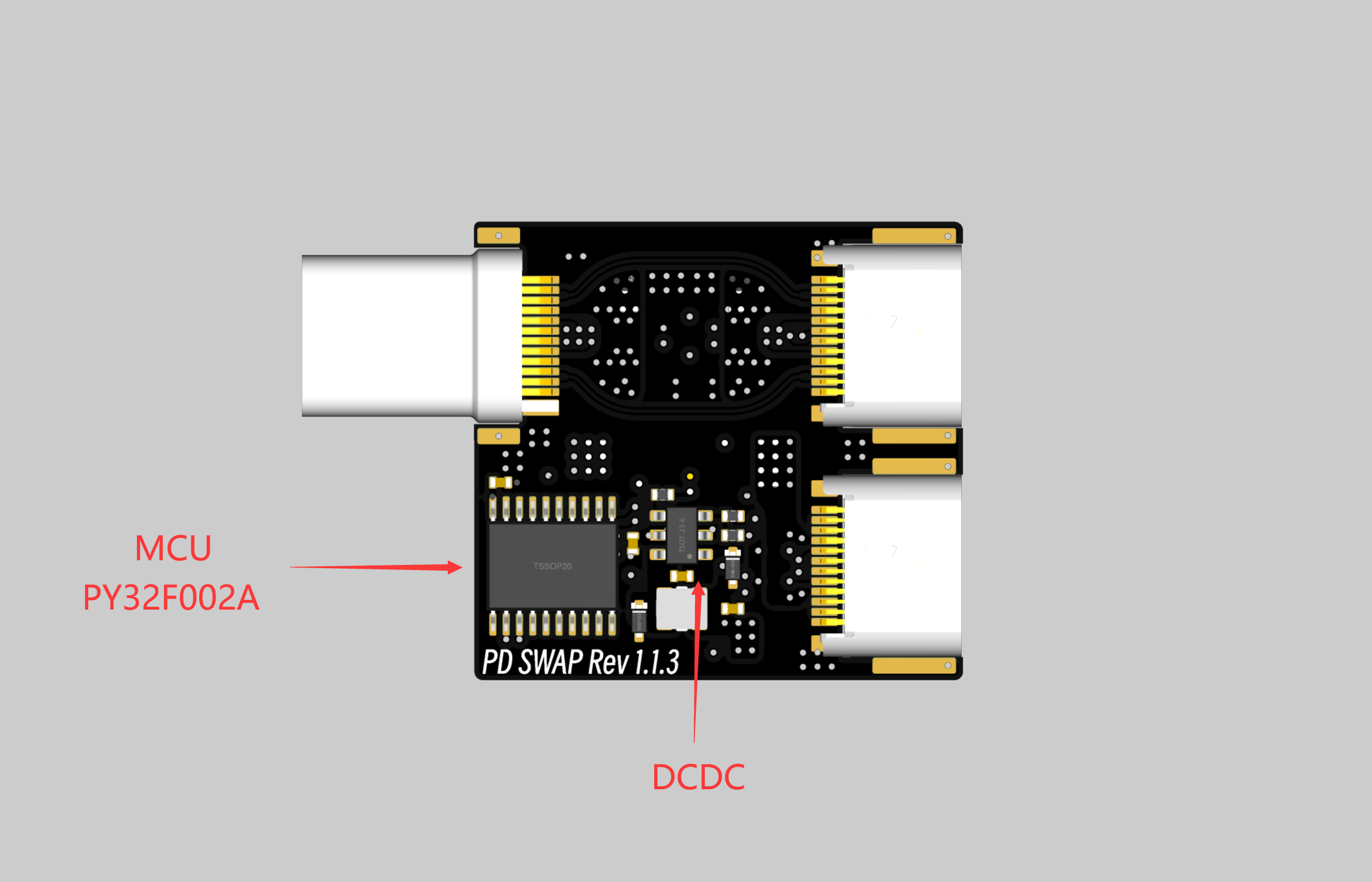 支持PD3.0 SWAP 的反向供电接口硬件项目图2