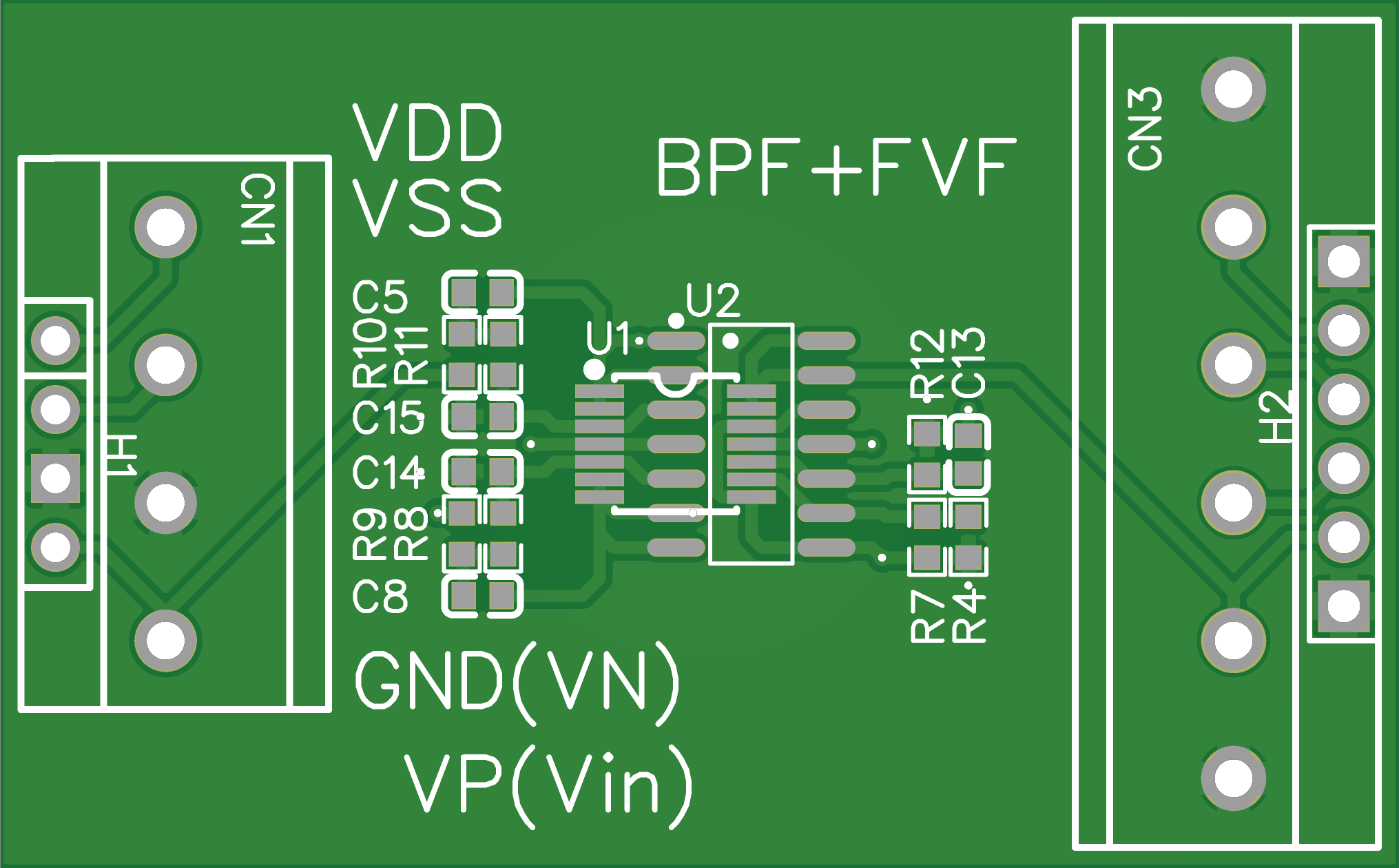 PVDF信号调理模块PCB设计原理图1