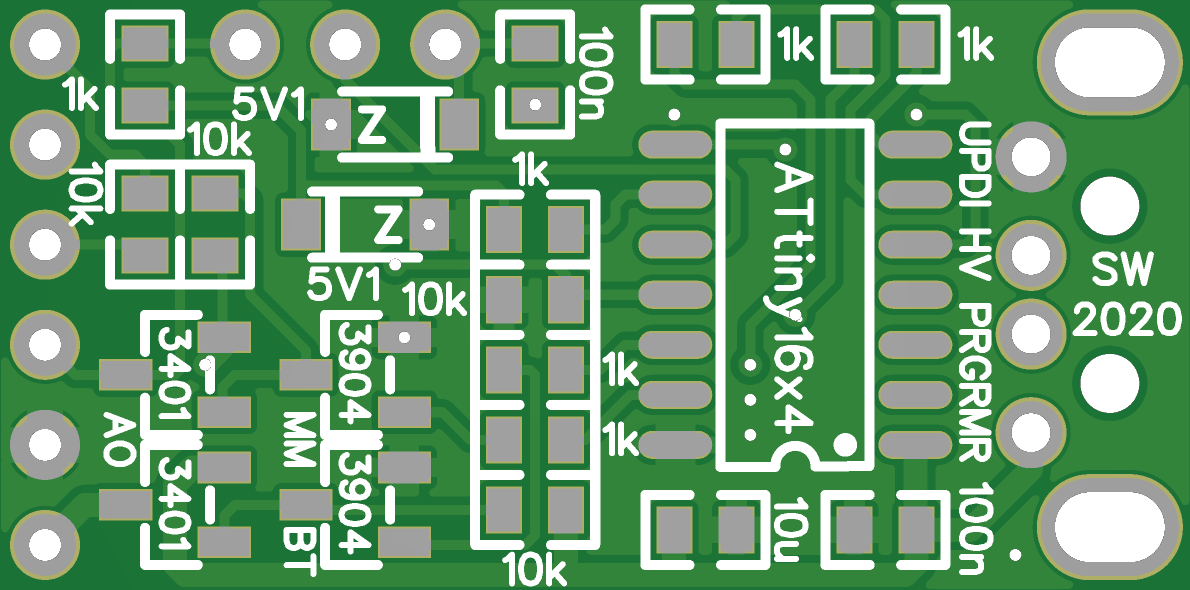 mini型UPDI编程器PCB设计原理图2