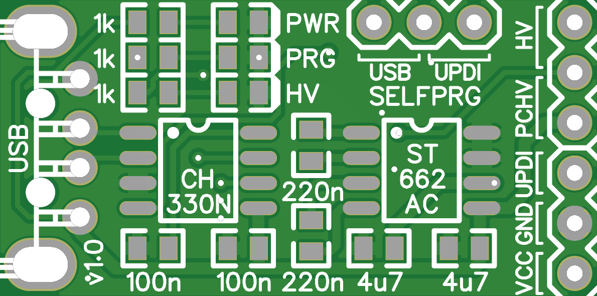 mini型UPDI编程器PCB设计原理图1