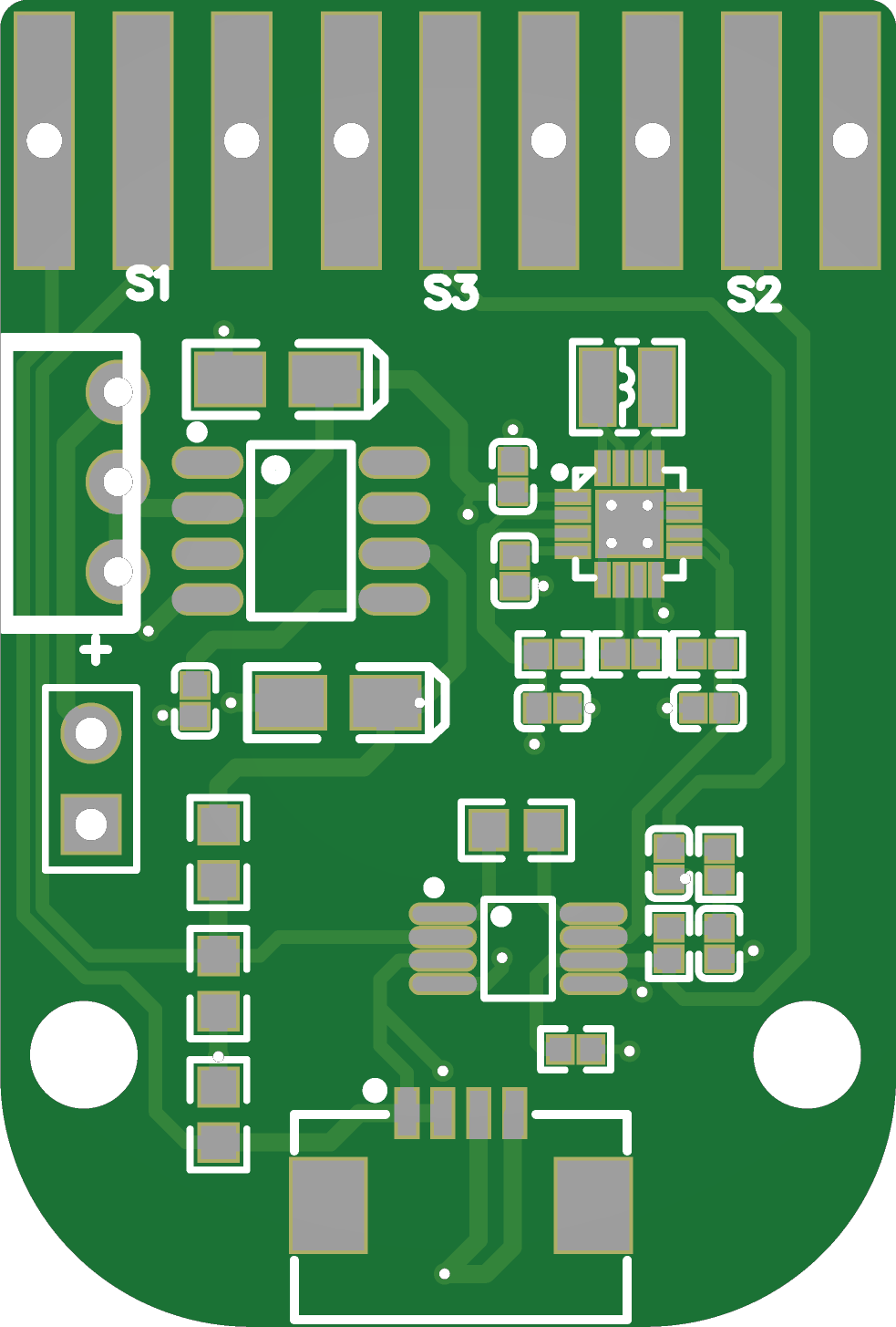 Ω传感器信号变送0-5V输出模块PCB设计原理图1