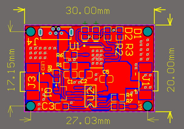 2S/1S锂电池快充模块硬件项目图1