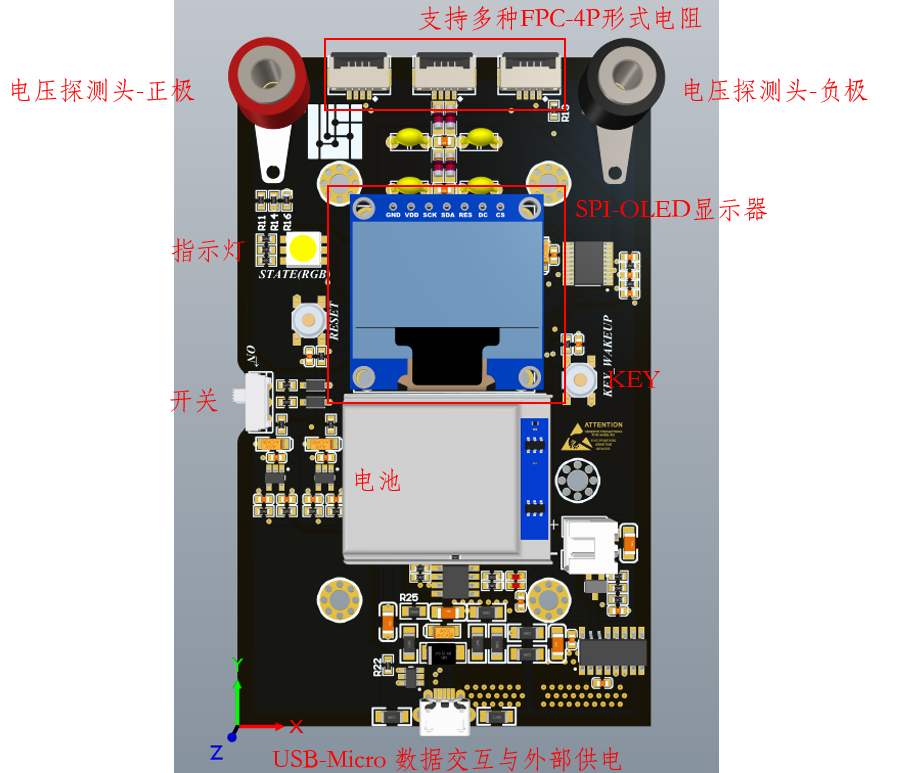 单通道多功能MINI示波器硬件项目图2