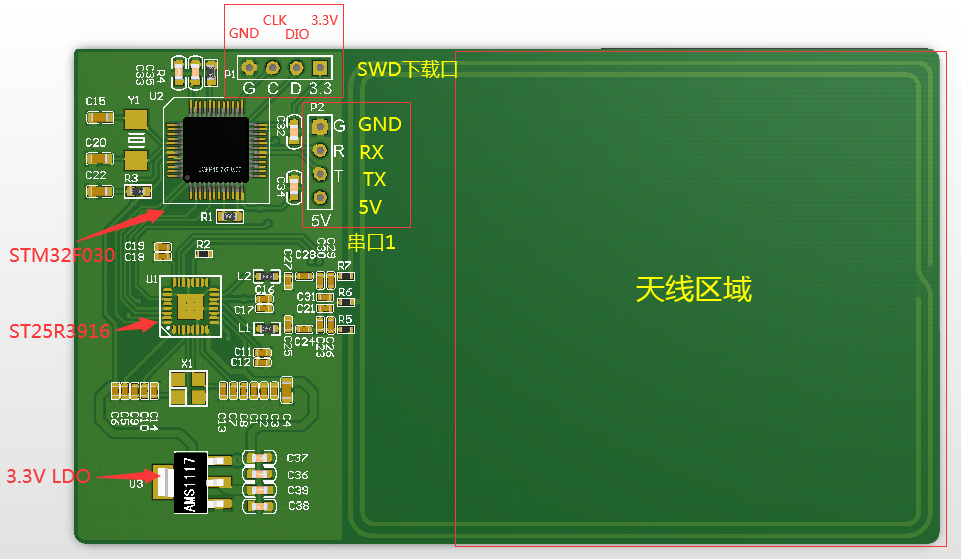 RFID/NFC远距离射频模块硬件项目图1