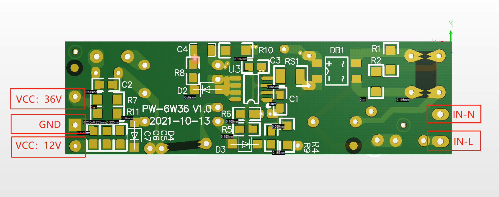 6瓦36V开关电源硬件项目图1