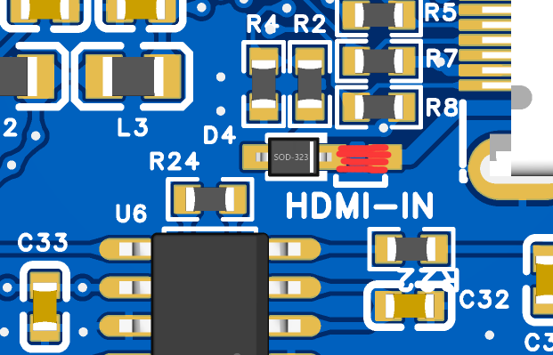 3.2寸HDMI便携屏硬件项目图7