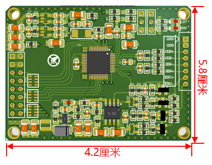 基于AD2S1210的旋转变压器解调板硬件项目图1