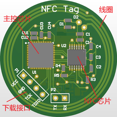 NFC超低功耗温湿度计硬件项目图1