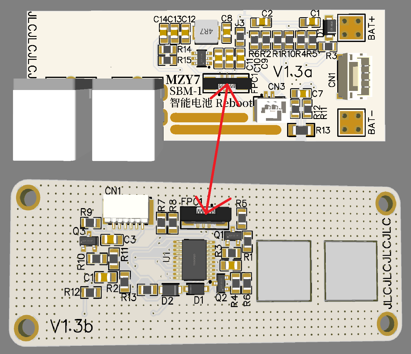 智能电池套件SBM-1Z（二）显示小板硬件项目图3