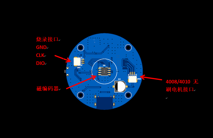 基于STM32的多功能HID-FOC旋钮硬件项目图2