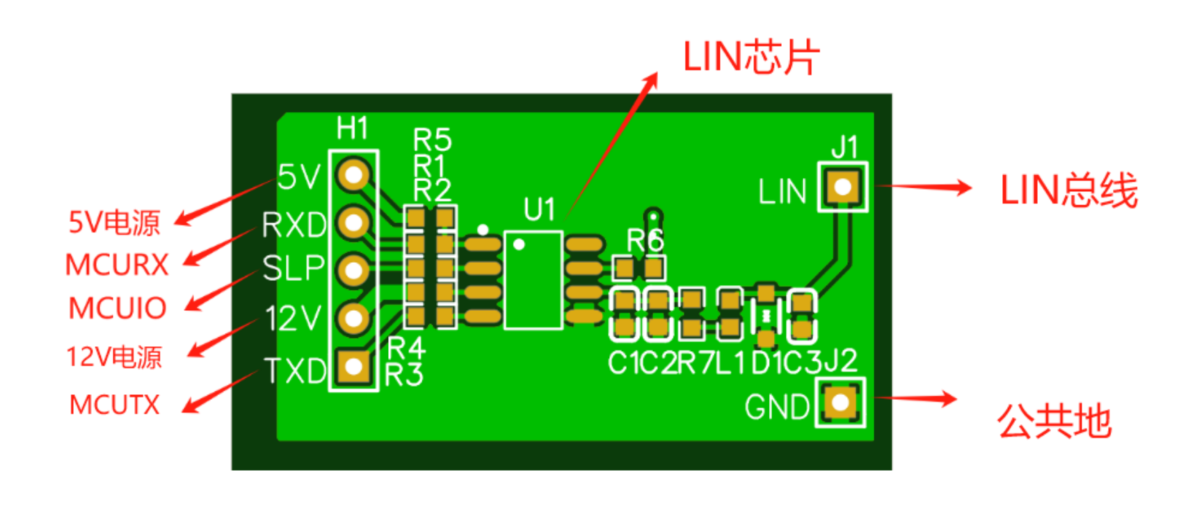 LIN收发器硬件项目图1