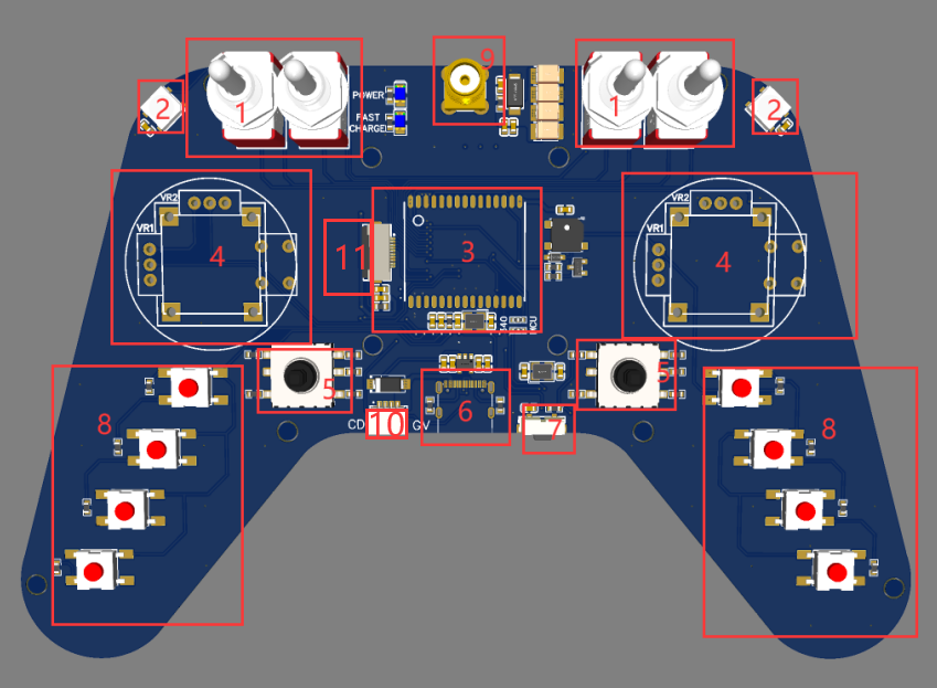 STM32飞控助手遥控器硬件项目图1