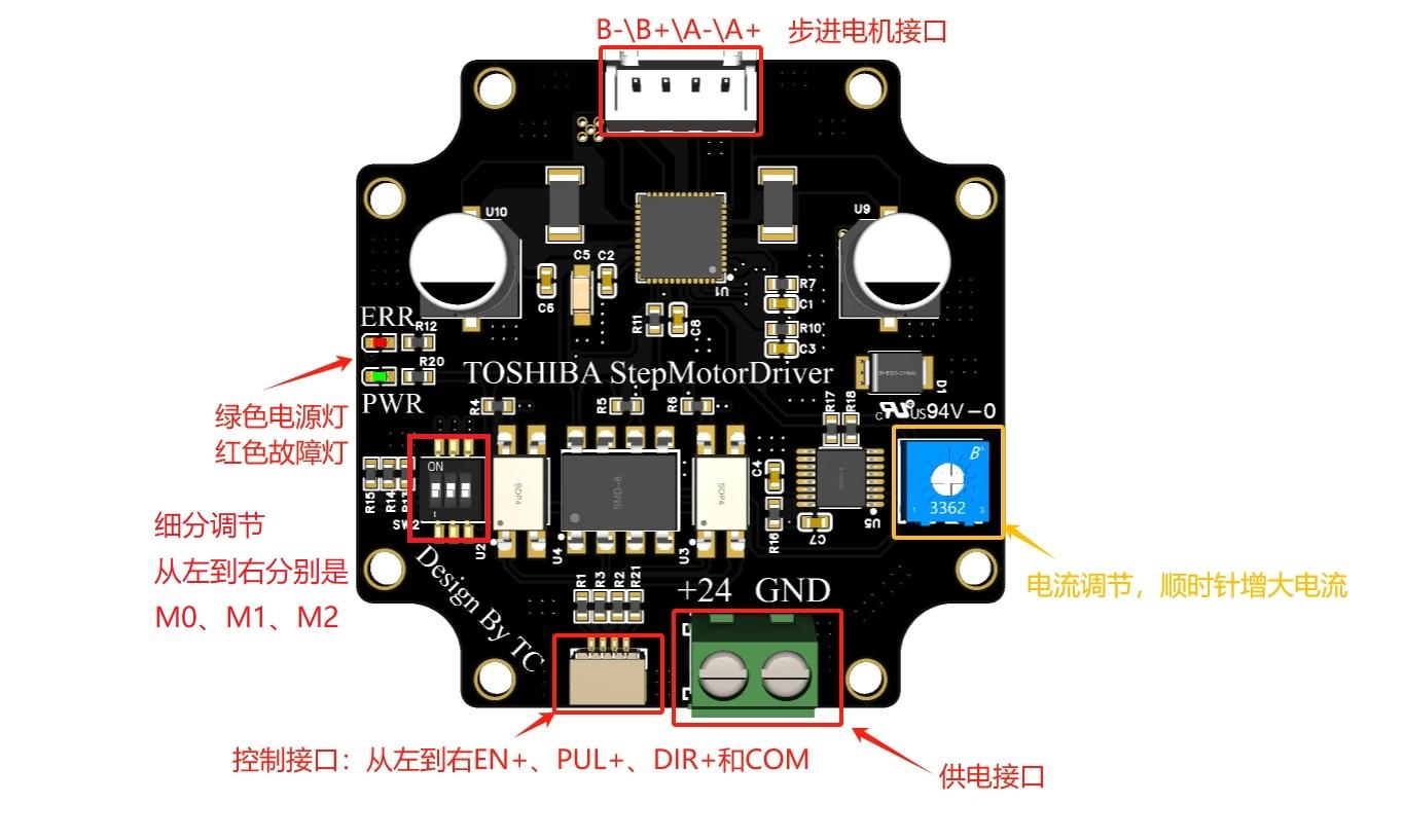 步进电机驱动板硬件项目图1